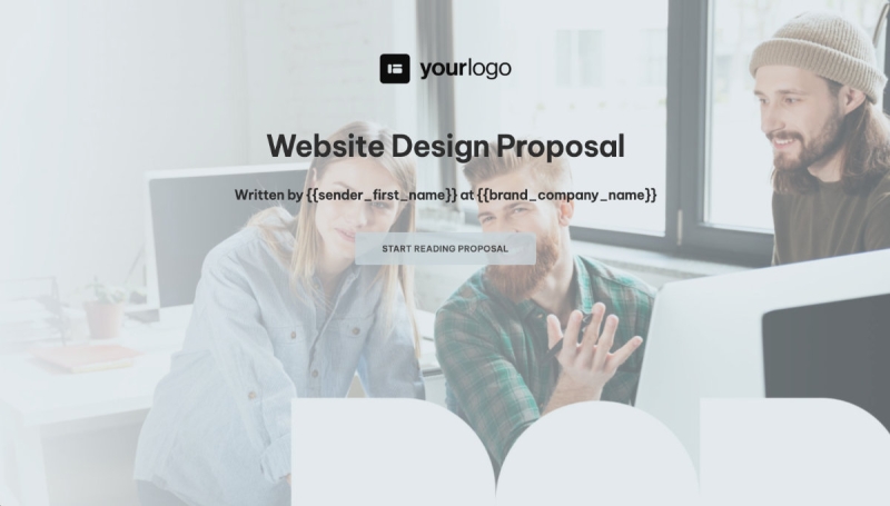 Website Design Quote Template Slide 1