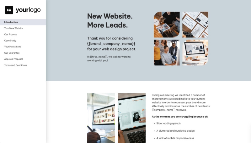 Website Design Quote Template Slide 2