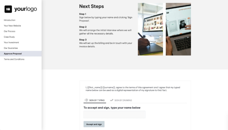 Website Design Quote Template - The Next Steps