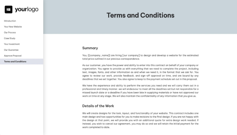 Website Design Quote Template - A Contract so You Don't Have to Write One