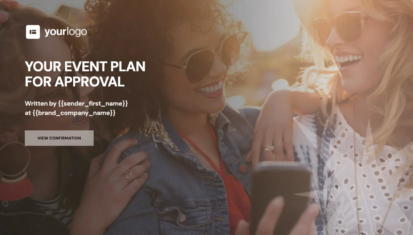 Event Plan Client Approval Slide 1