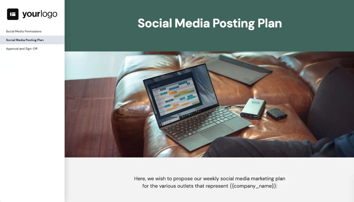 Marketing Plan Client Approval - Presentation of Your Marketing Plan