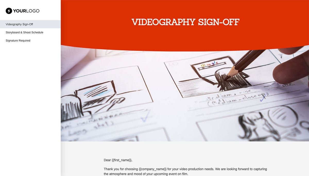 Video Plan or Storyboard Signoff - Explaining How it Works