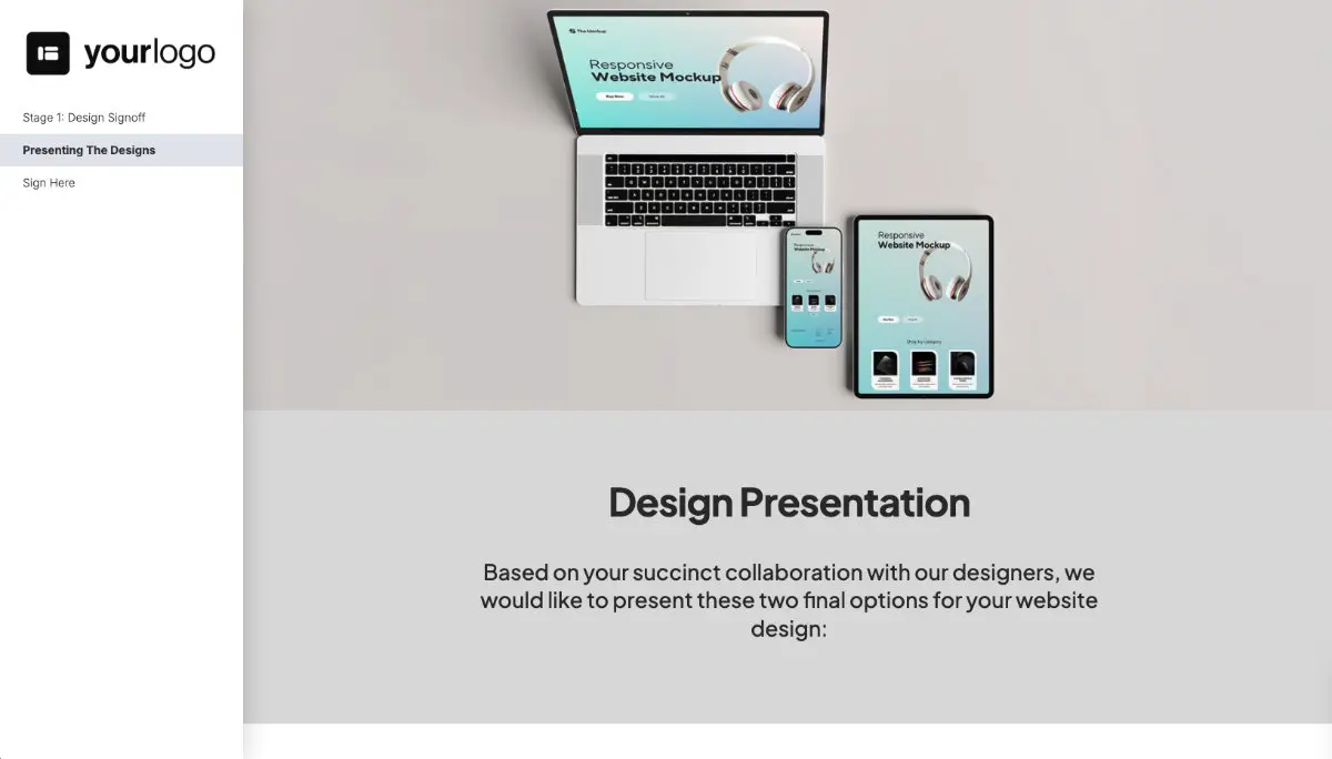 Web Design Signoff Slide 3