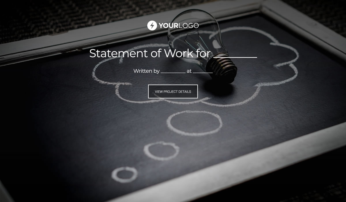 Free Web Design Statement of Work Better Proposals