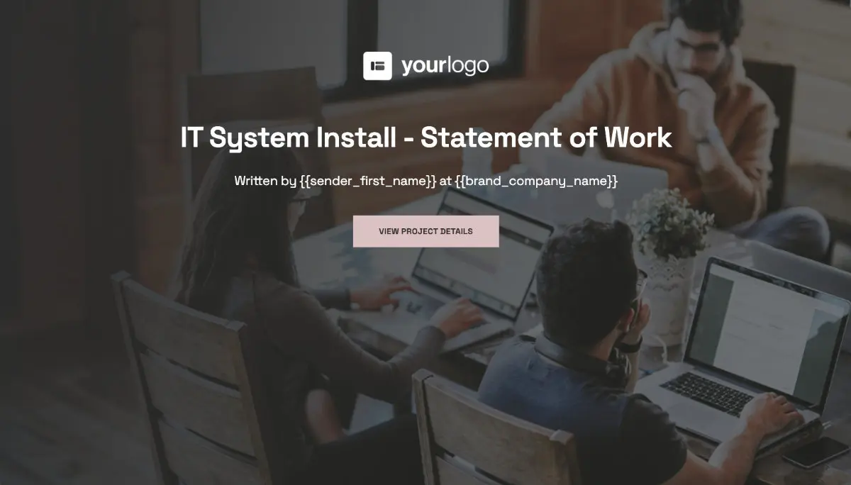 IT System Install Slide 1