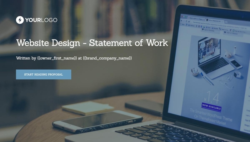 Web Design Statement of Work Slide 1