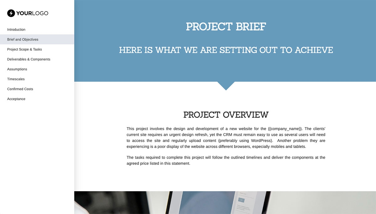 Web Design Statement of Work - Goals and Objectives