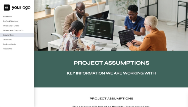 Web Design Statement of Work Slide 6