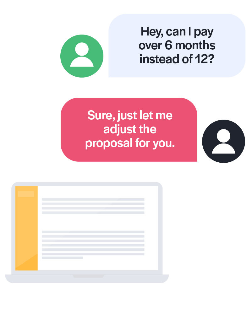 Integrating Live Chat into your web based proposals