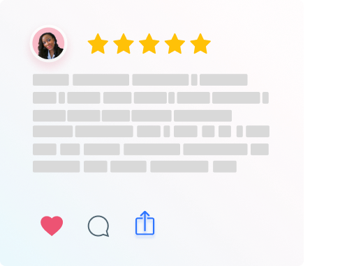 Write a review and share on social media