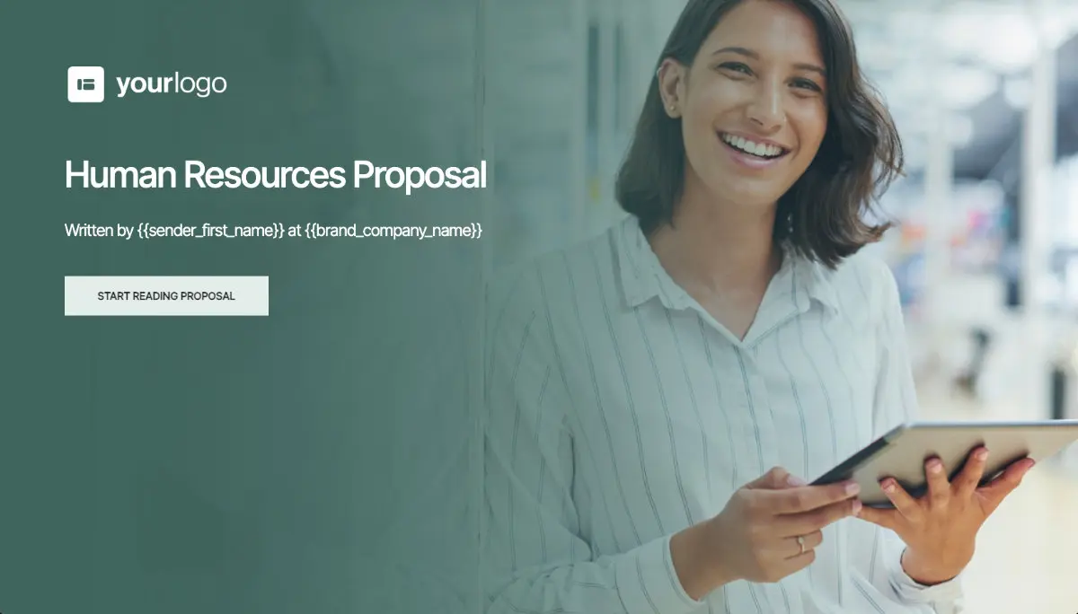 Human Resources Proposal Template