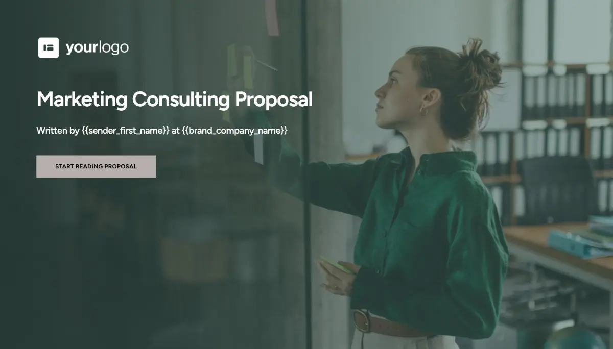 Marketing Consulting Proposal Template