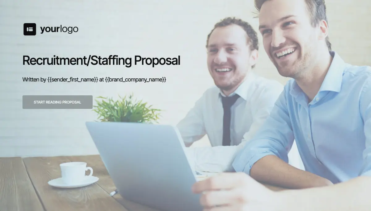 Staffing Agency Proposal Template