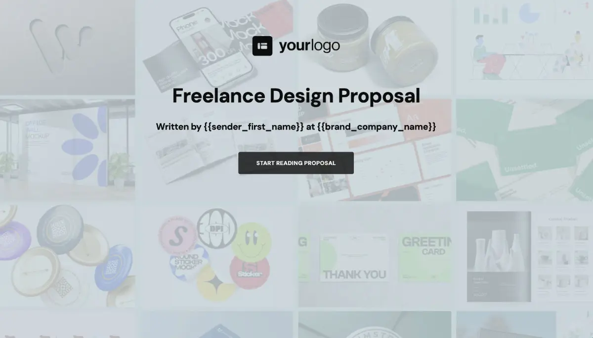 Freelance Design Proposal Template