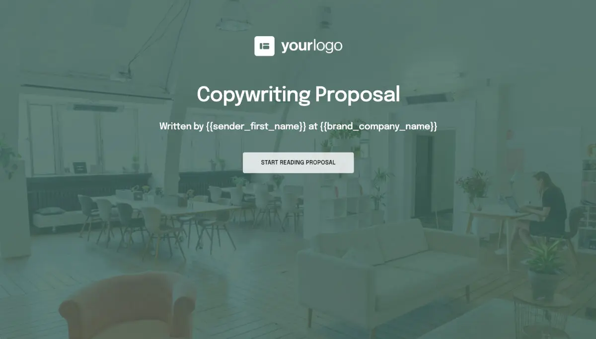 Copywriting Proposal Template